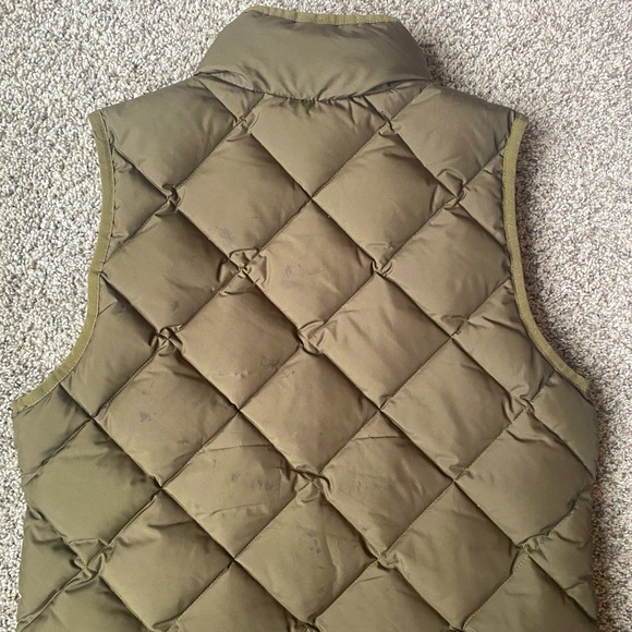 J.Crew Olive Quilted Puffer Vest - Picture 7 of 8